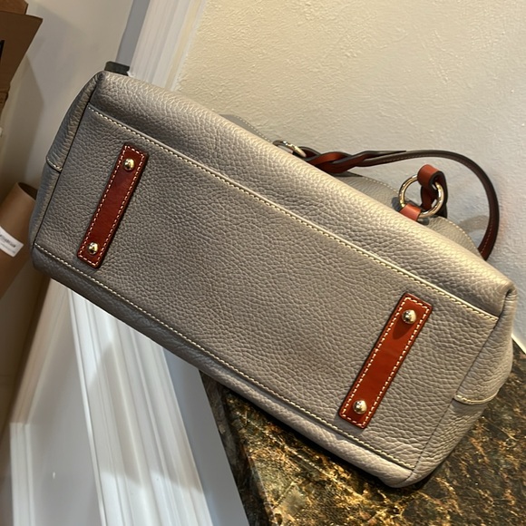 Dooney & Bourke Pebble Grain Tote Grey - Picture 4 of 7